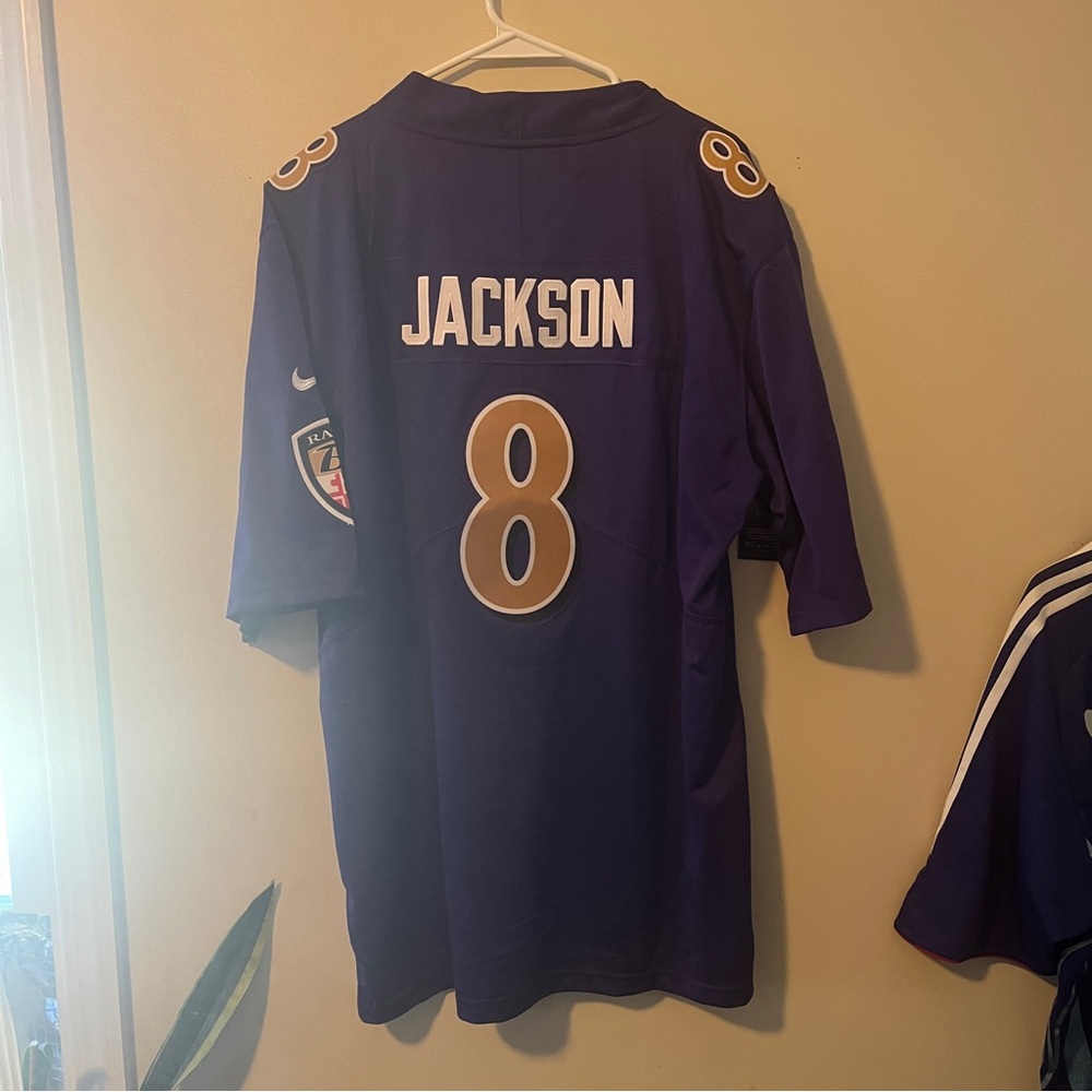NWT Lamar Jackson Baltimore Ravens Color Rush Jersey, Men’s XL
